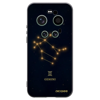 Picasee silikónový čierny obal pre Xiaomi 17 Ultra - GEMINI