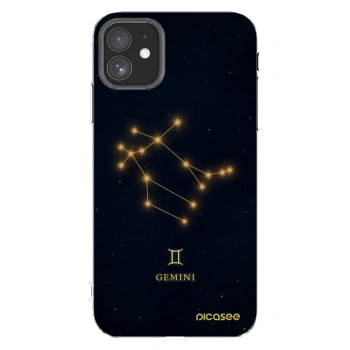 Picasee silikónový prehľadný obal pre Apple iPhone 11 - GEMINI