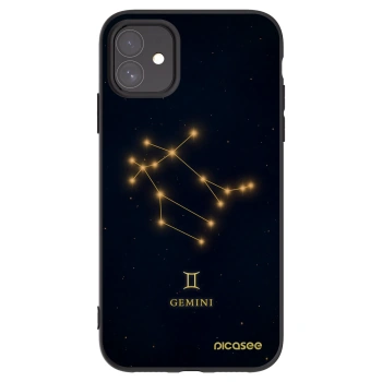 Picasee silikónový čierny obal pre Apple iPhone 11 - GEMINI