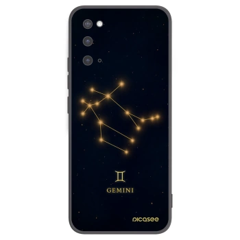 Picasee silikónový čierny obal pre Samsung Galaxy S20 G980F - GEMINI