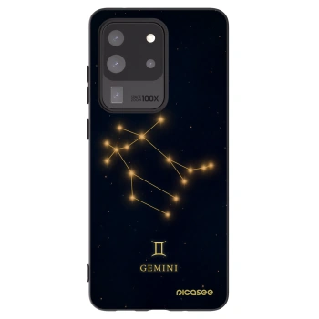 Picasee silikónový čierny obal pre Samsung Galaxy S20 Ultra 5G G988F - GEMINI