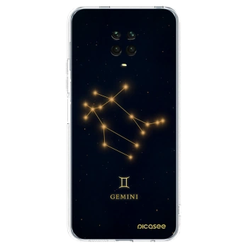 Picasee silikónový prehľadný obal pre Xiaomi Redmi Note 9 Pro - GEMINI