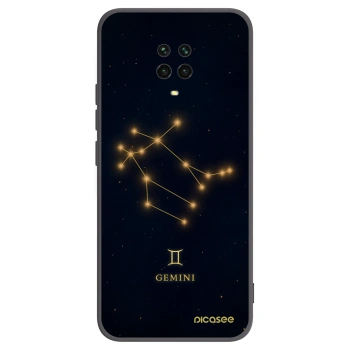 Picasee silikónový čierny obal pre Xiaomi Redmi Note 9 Pro - GEMINI