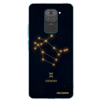 Picasee silikónový čierny obal pre Xiaomi Redmi Note 9 - GEMINI