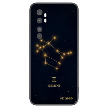 Picasee silikónový čierny obal pre Xiaomi Mi Note 10 Lite - GEMINI
