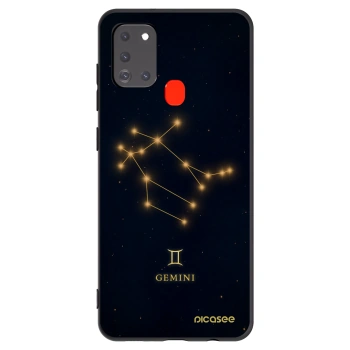 Picasee silikónový čierny obal pre Samsung Galaxy A21s - GEMINI