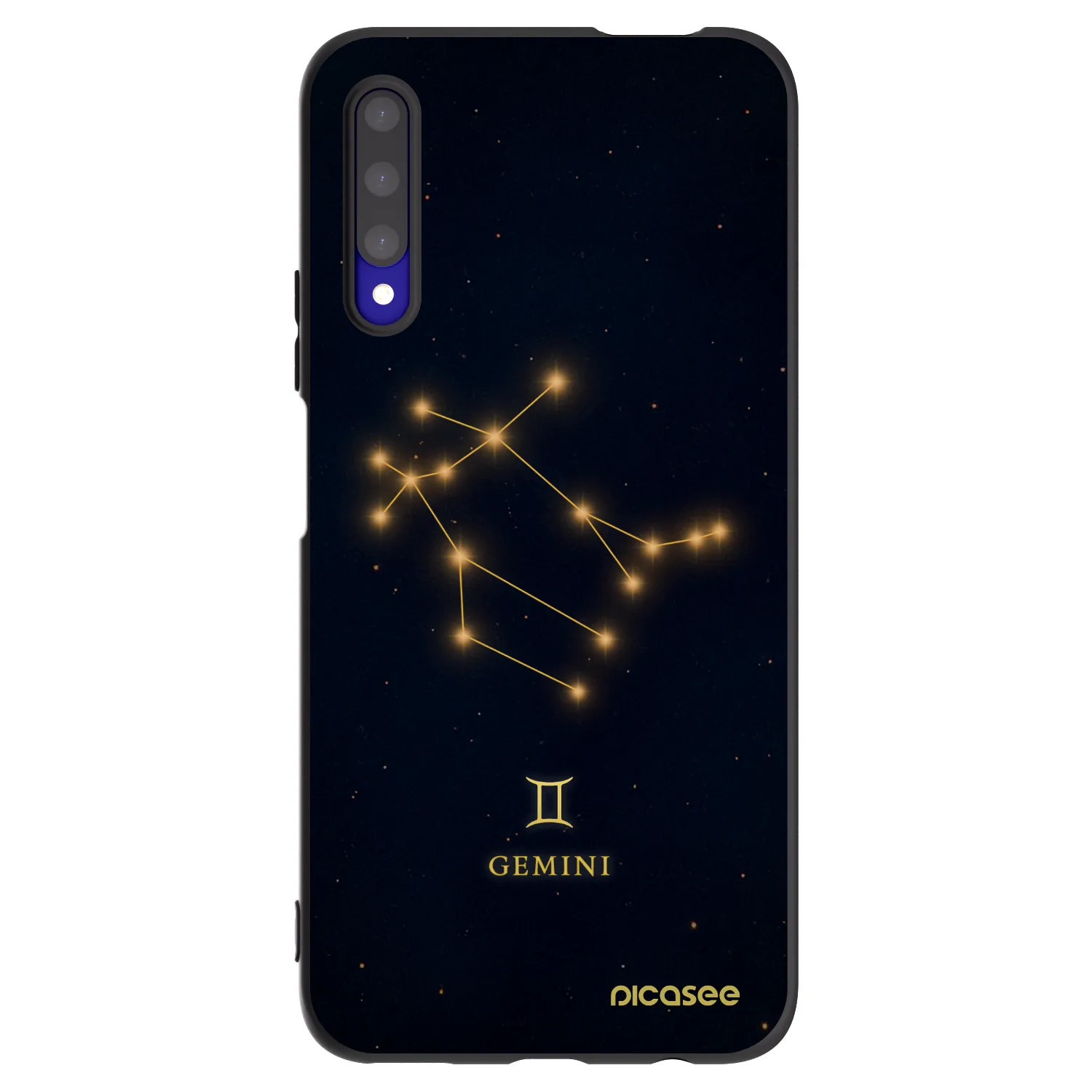Picasee silikónový čierny obal pre Honor 9X Pro - GEMINI