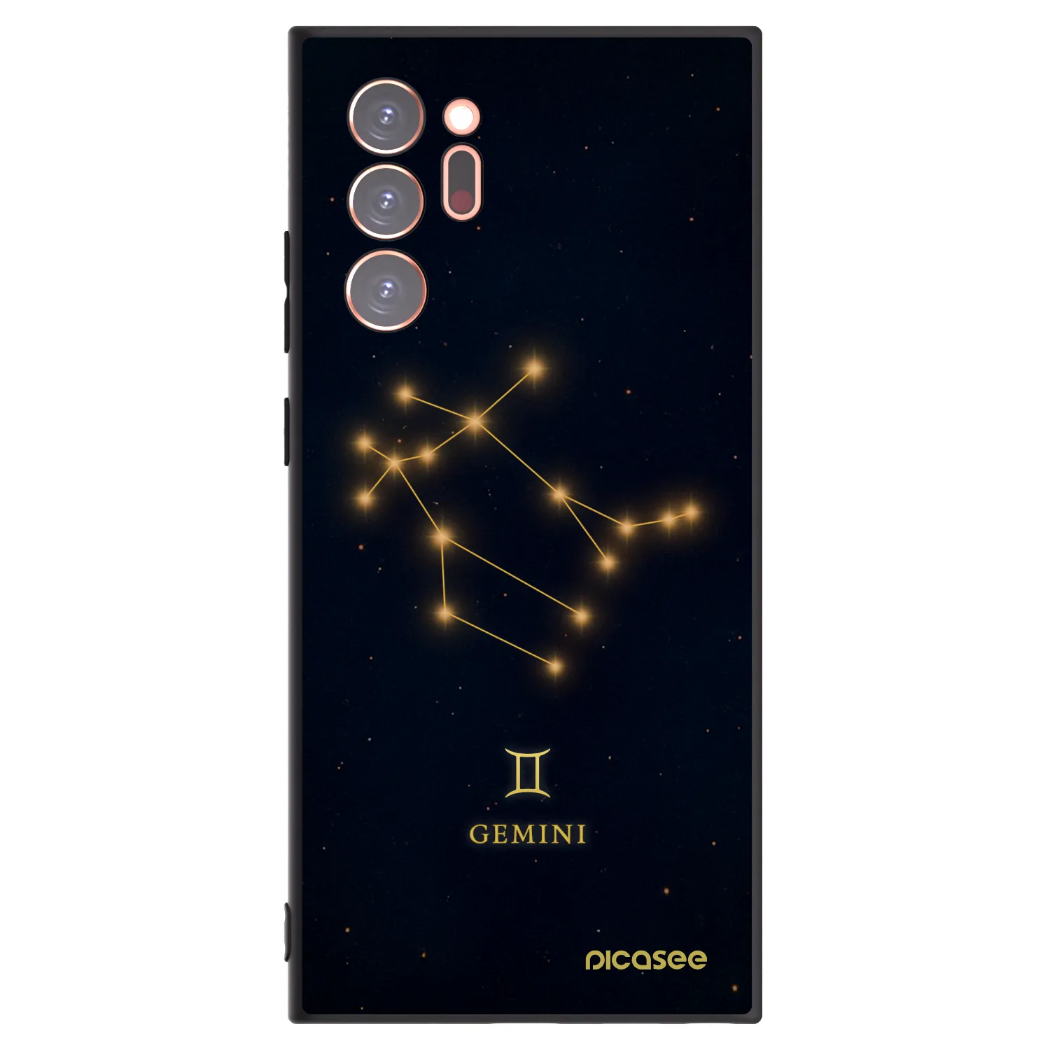 Picasee silikónový čierny obal pre Samsung Galaxy Note 20 Ultra - GEMINI