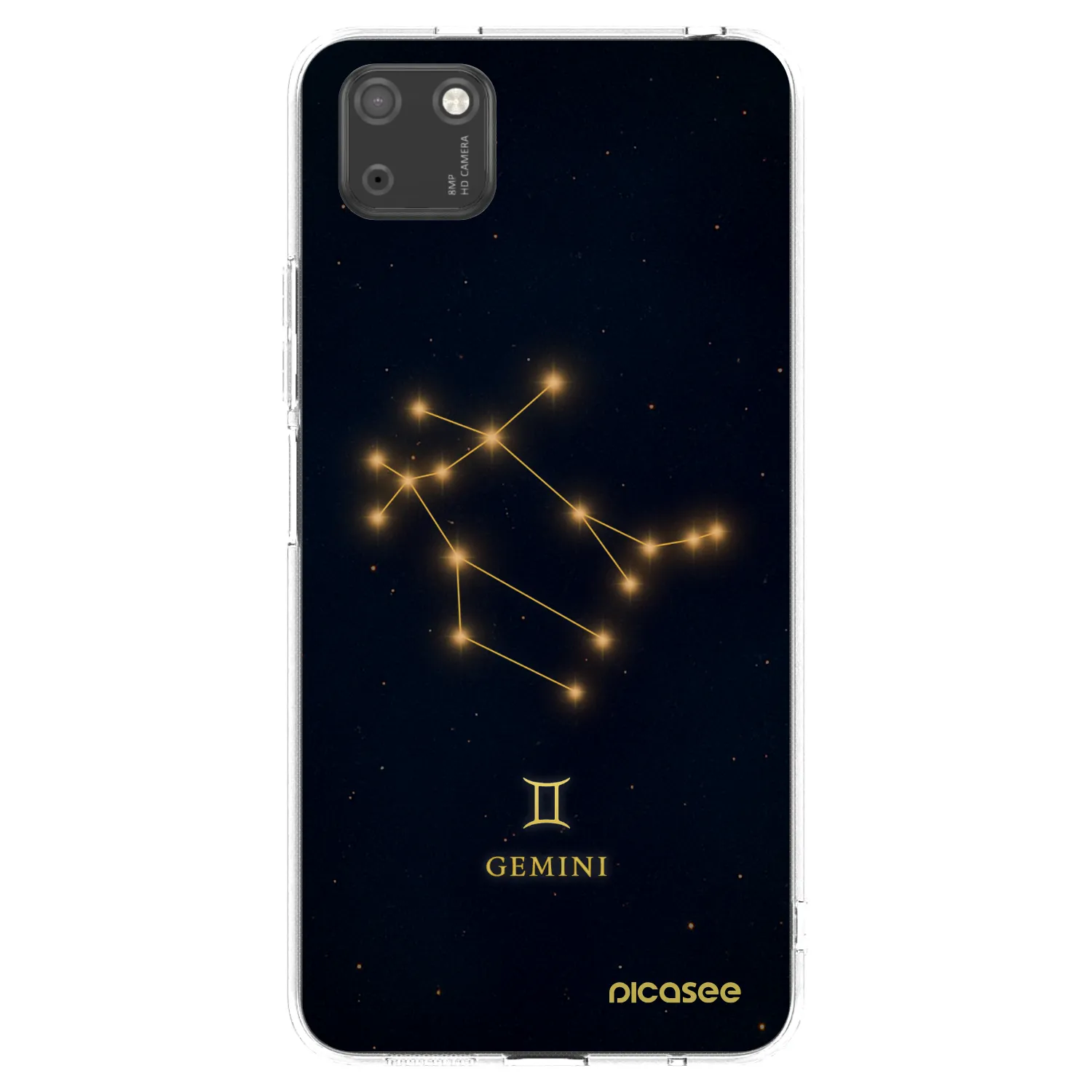 Picasee silikónový prehľadný obal pre Huawei Y5P - GEMINI