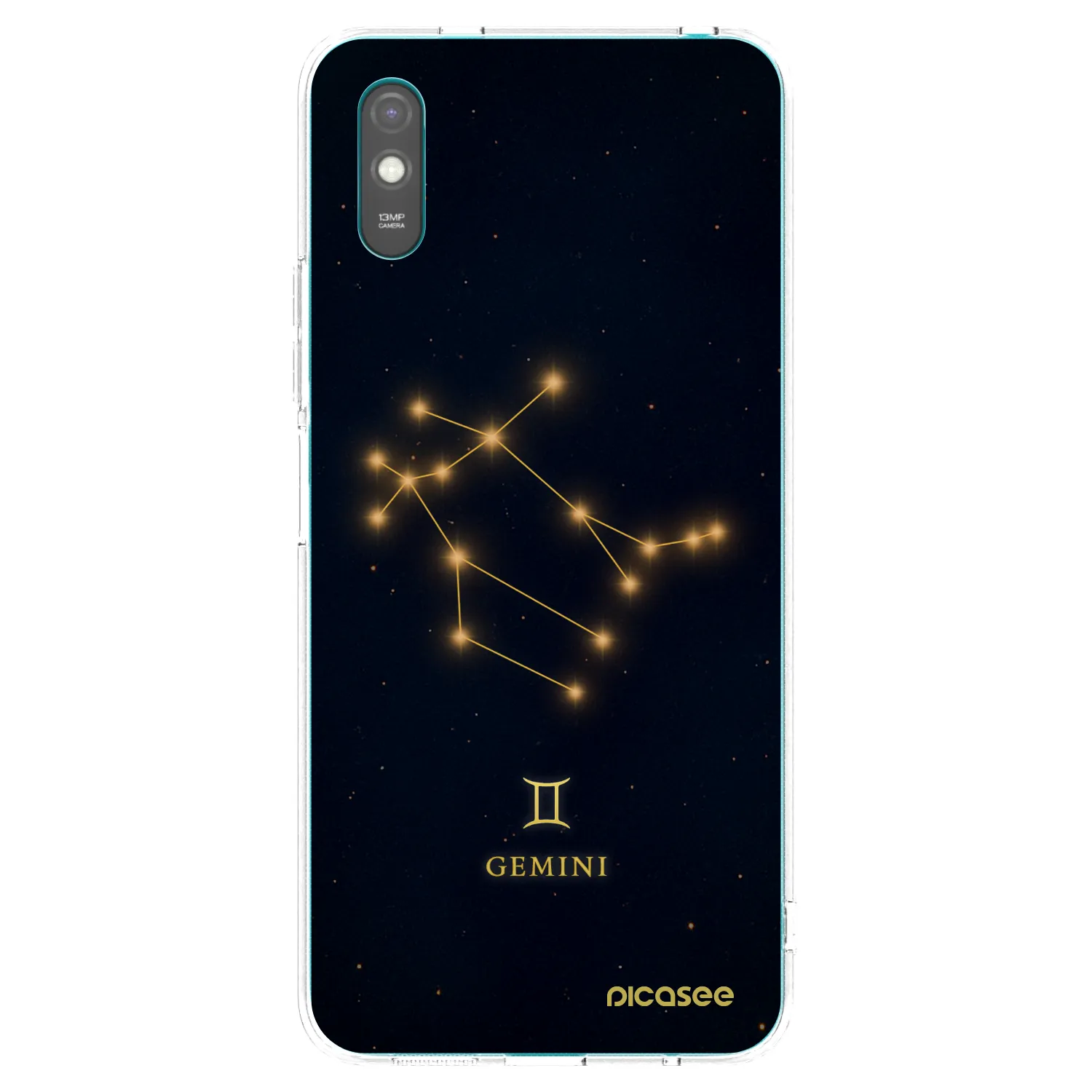 Picasee silikónový prehľadný obal pre Xiaomi Redmi 9A - GEMINI