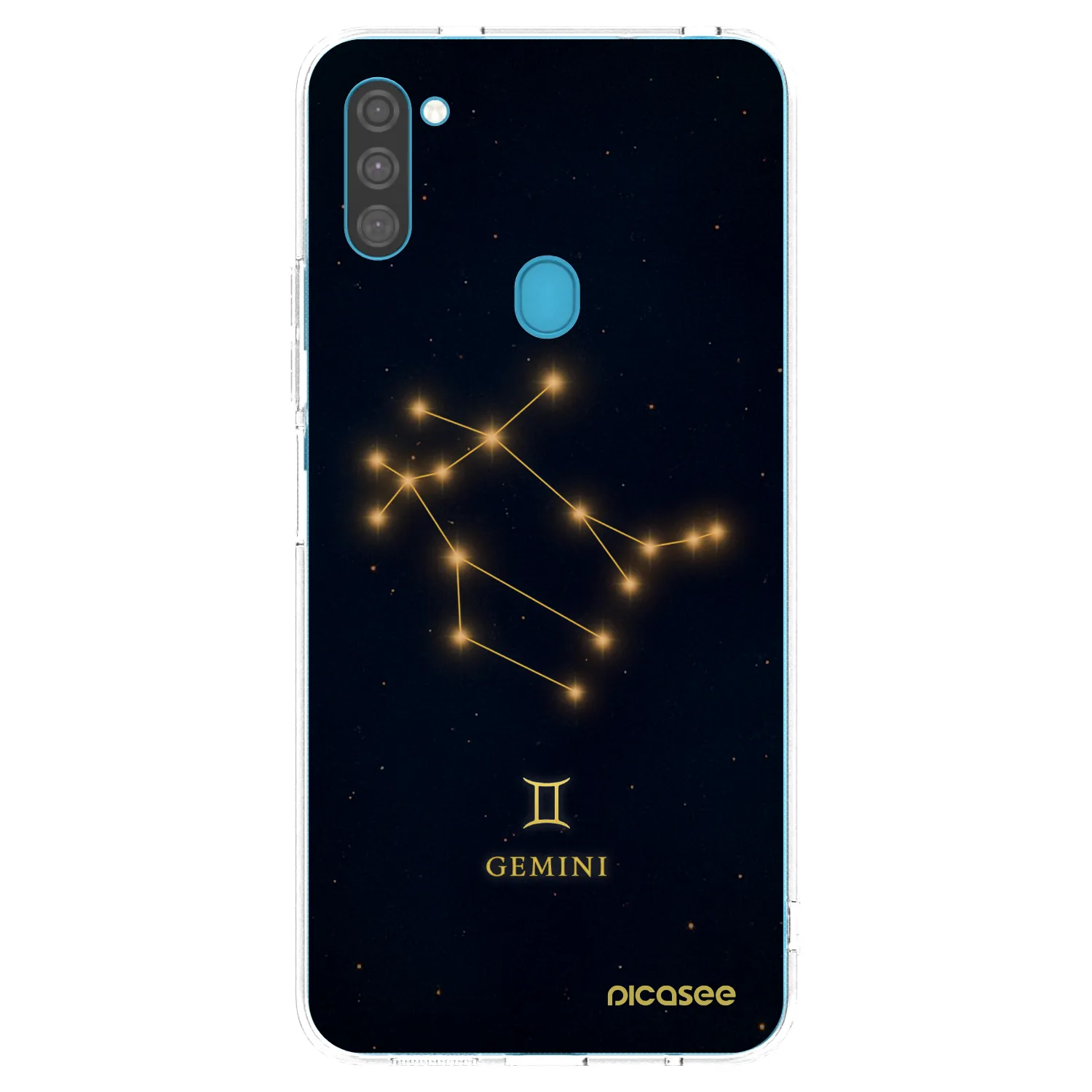 Picasee silikónový prehľadný obal pre Samsung Galaxy M11 - GEMINI