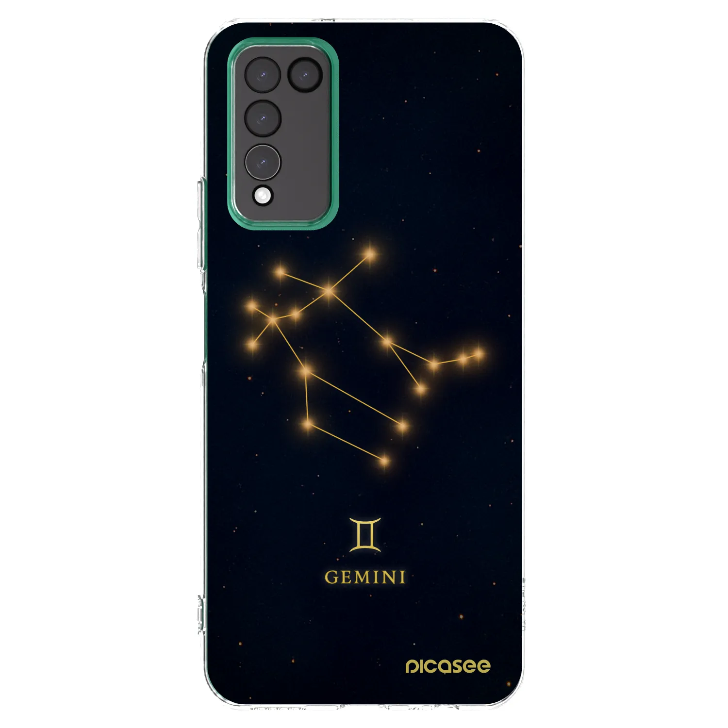 Picasee silikónový prehľadný obal pre Honor 10X Lite - GEMINI