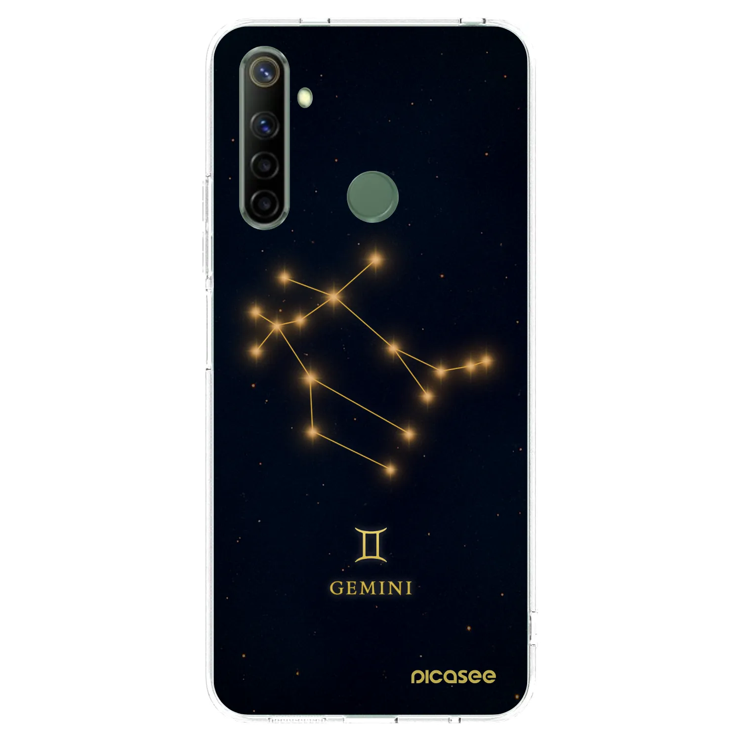 Picasee silikónový prehľadný obal pre Realme 6i - GEMINI