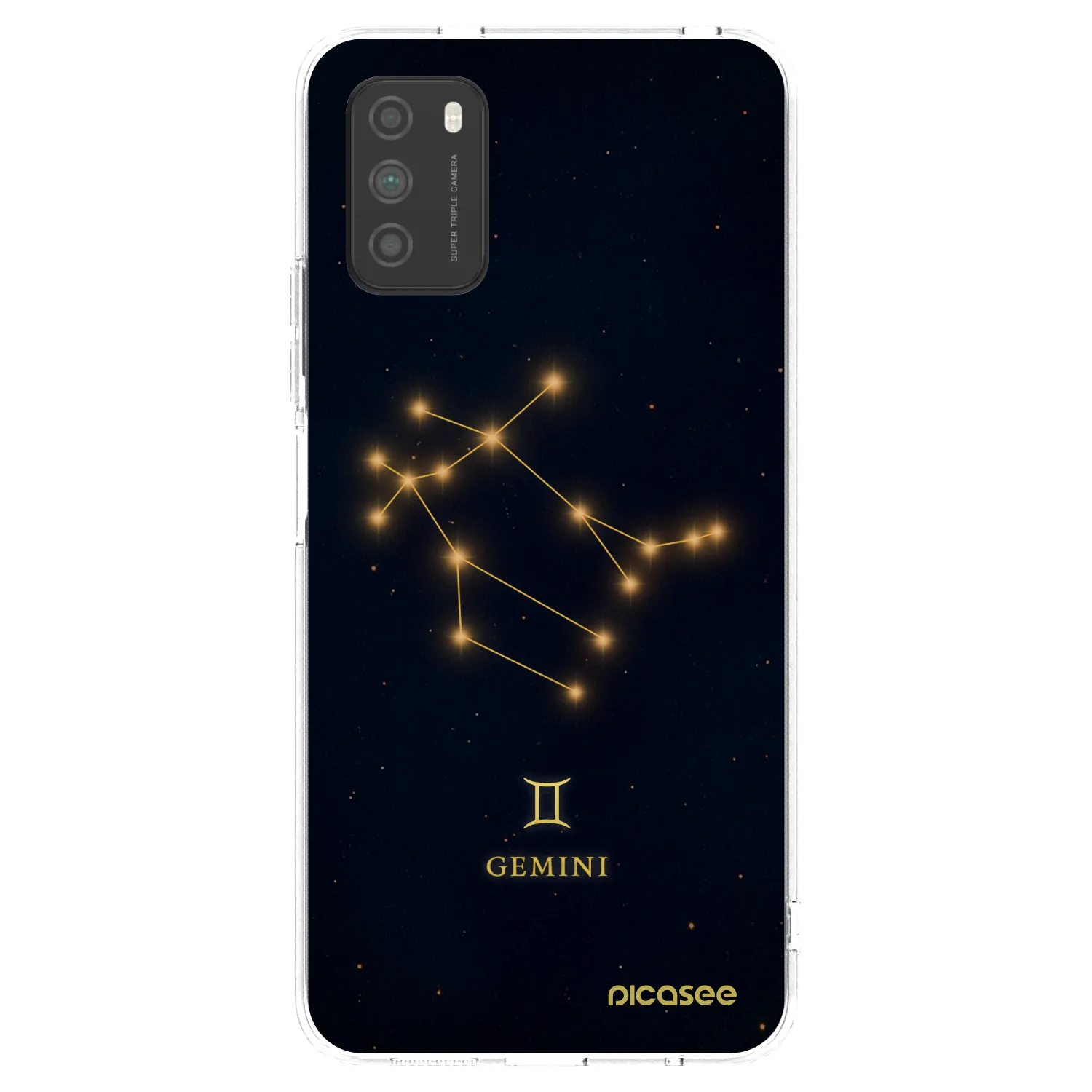 Silikónový prehľadný obal pre Xiaomi Poco M3 - GEMINI