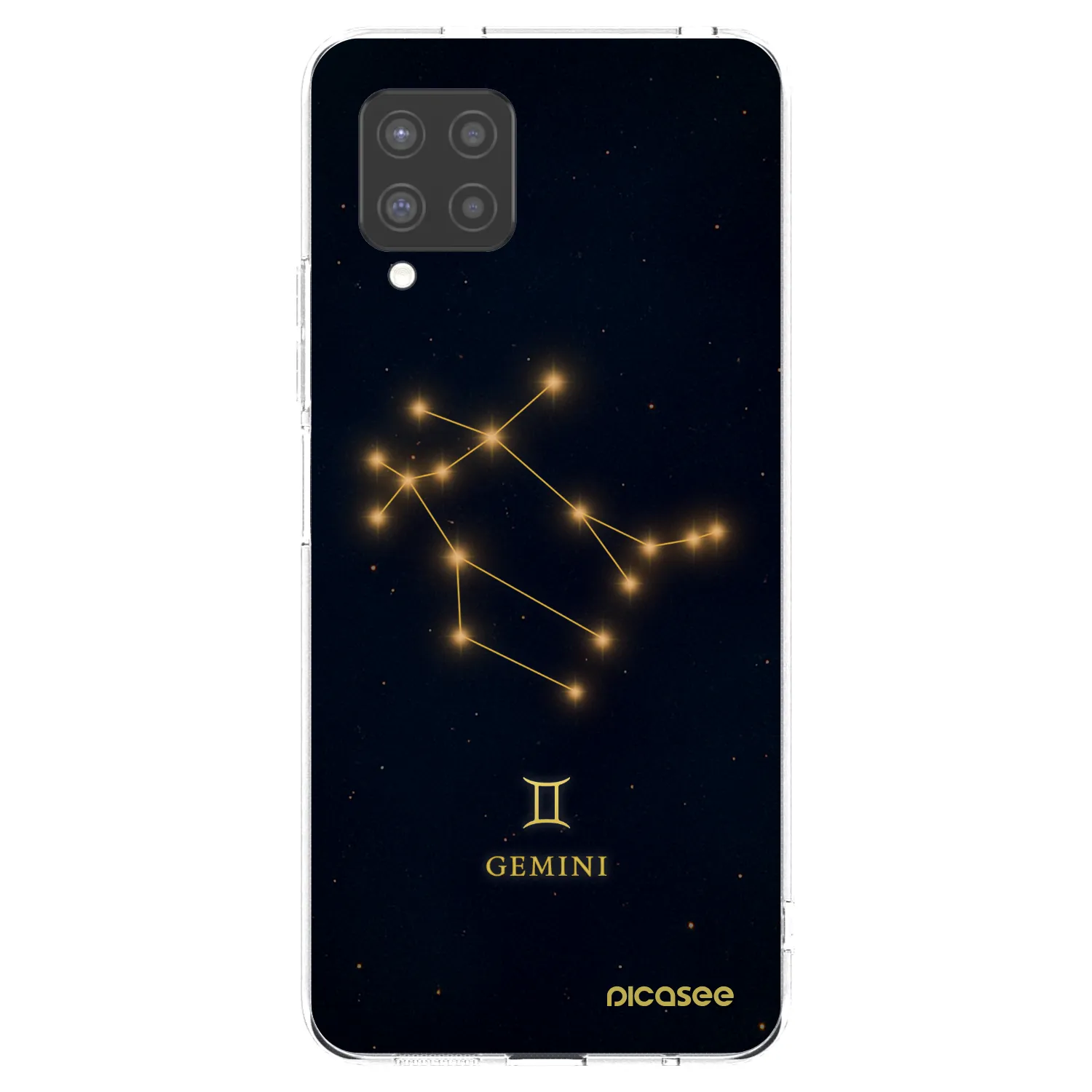 Picasee silikónový prehľadný obal pre Samsung Galaxy A42 A426B - GEMINI