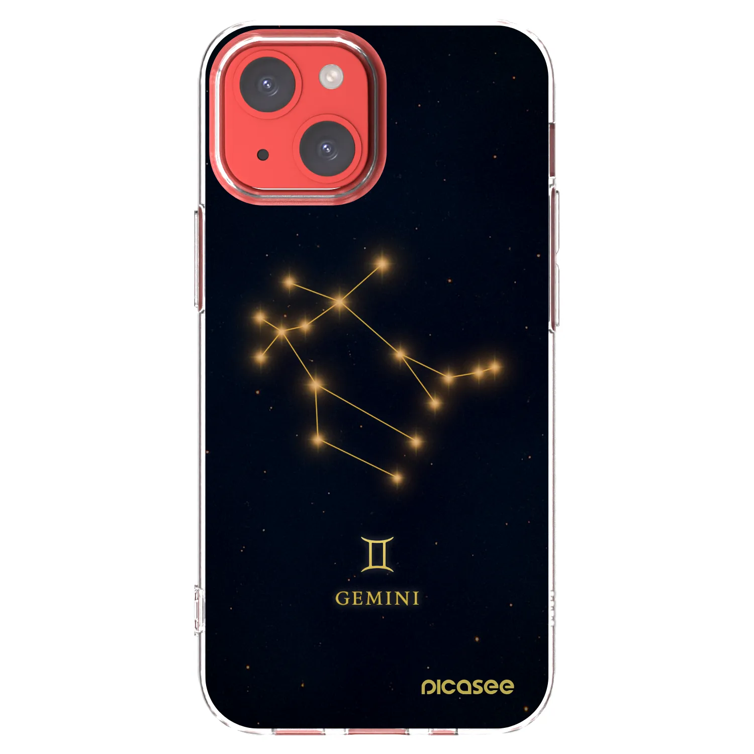 Picasee silikónový prehľadný obal pre Apple iPhone 13 mini - GEMINI