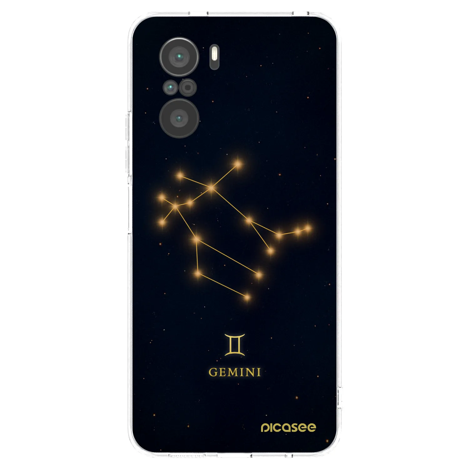 Picasee silikónový prehľadný obal pre Xiaomi Poco F3 - GEMINI