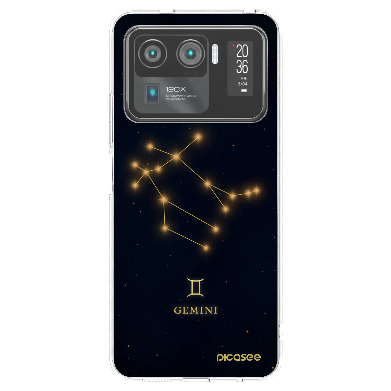 Picasee silikónový prehľadný obal pre Xiaomi Mi 11 Ultra - GEMINI
