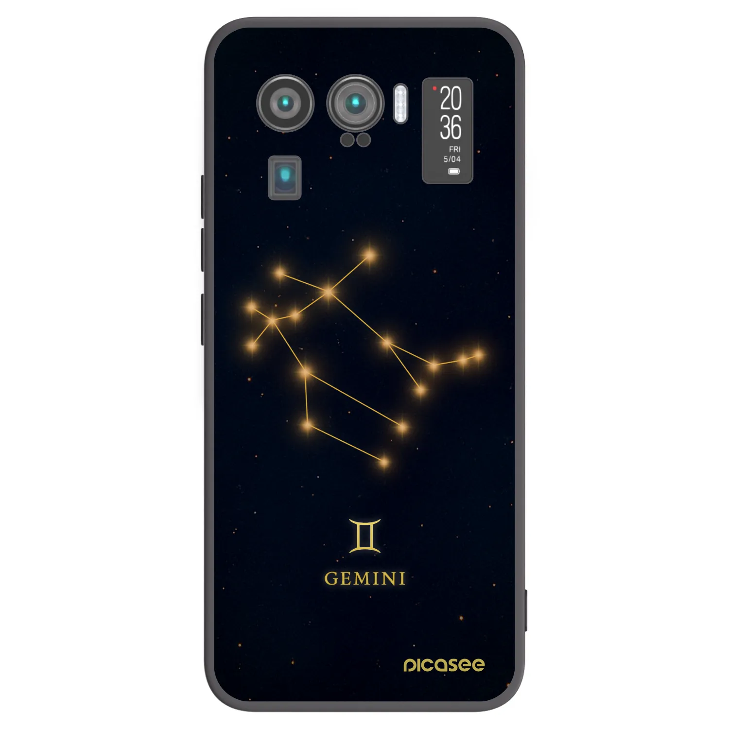 Picasee silikónový čierny obal pre Xiaomi Mi 11 Ultra - GEMINI