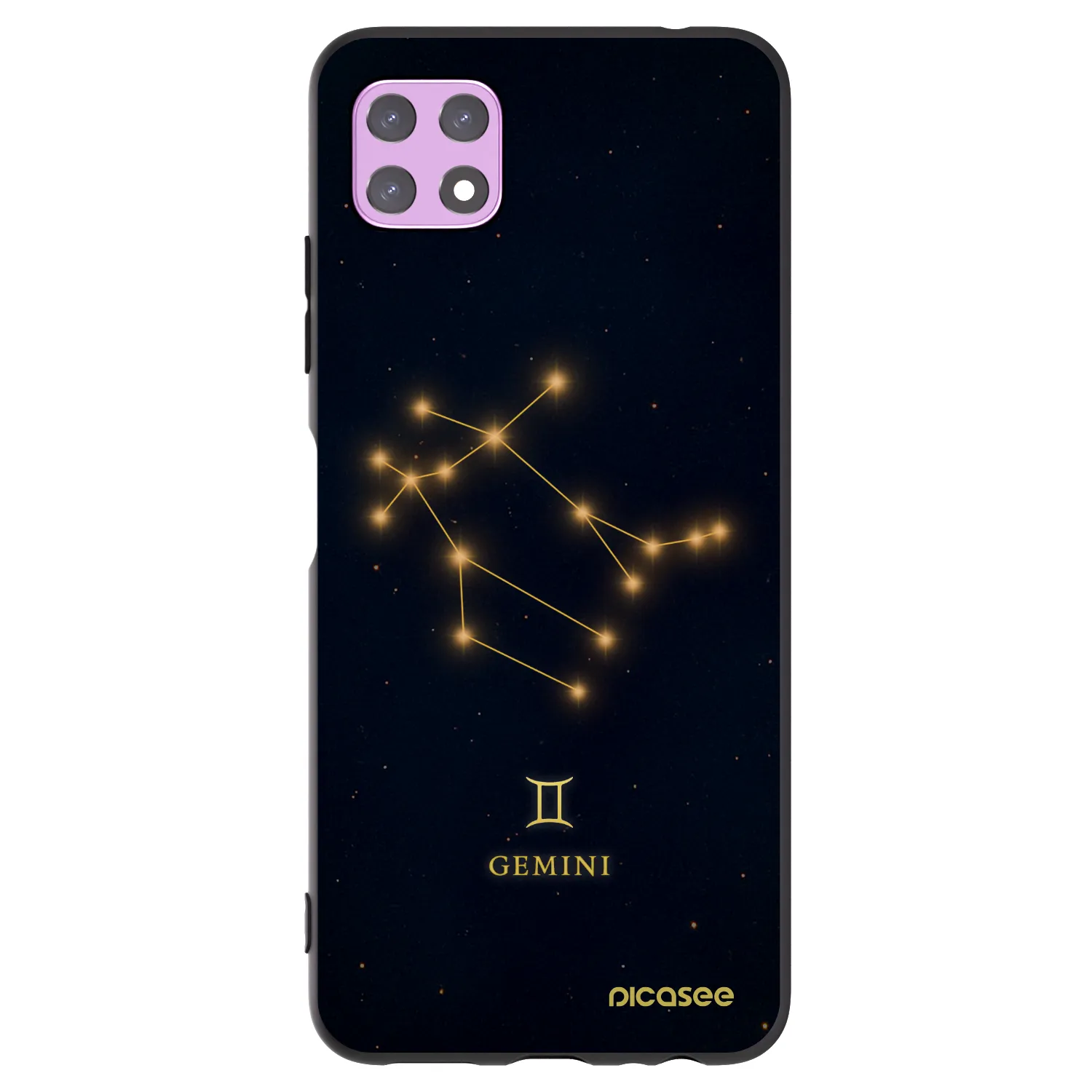 Picasee silikónový čierny obal pre Samsung Galaxy A22 A226B 5G - GEMINI