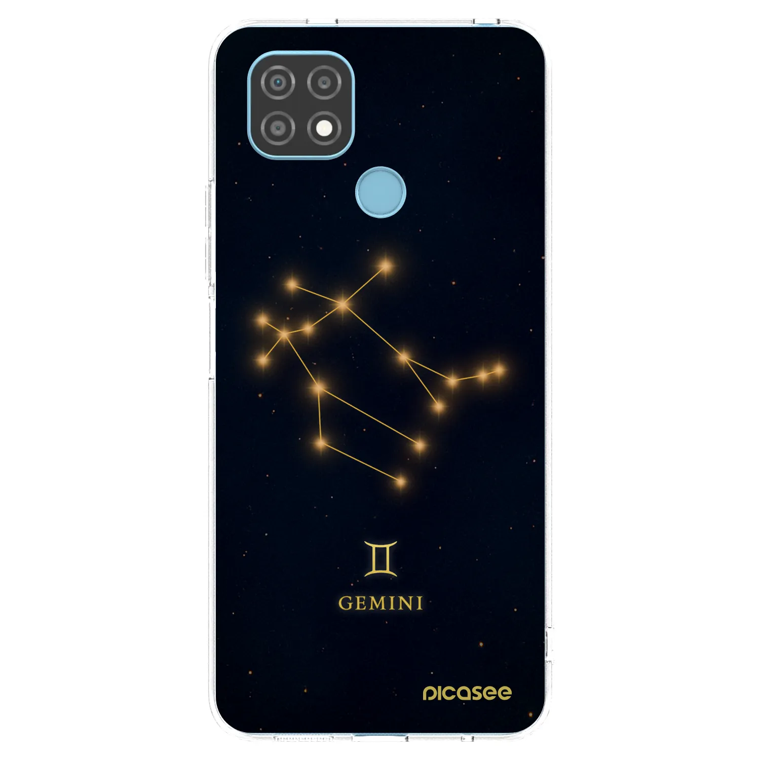 Picasee silikónový prehľadný obal pre Realme C21 - GEMINI