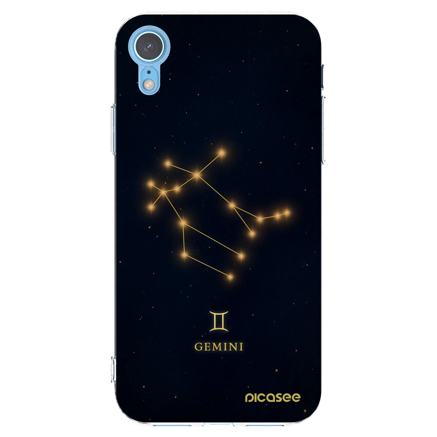 Picasee silikónový prehľadný obal pre Apple iPhone XR - GEMINI
