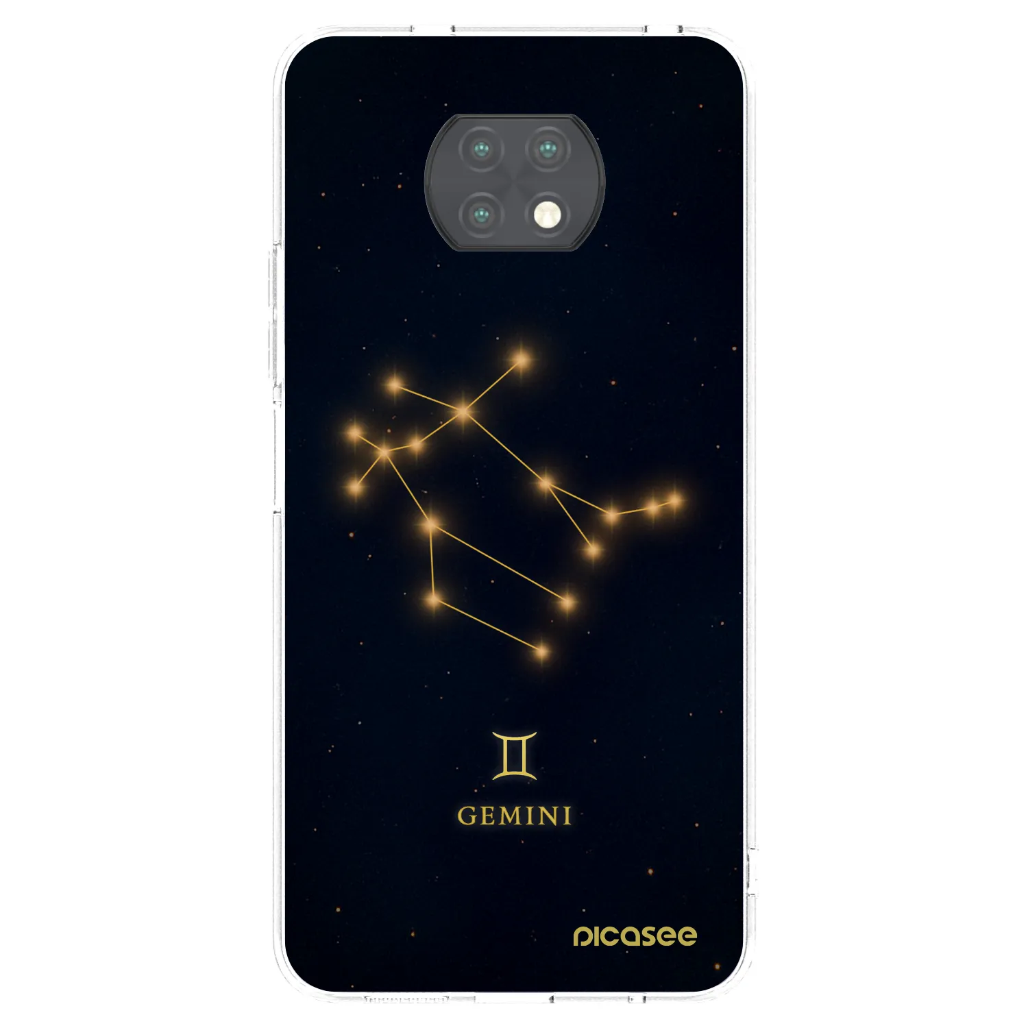 Picasee silikónový prehľadný obal pre Xiaomi Redmi Note 9T - GEMINI