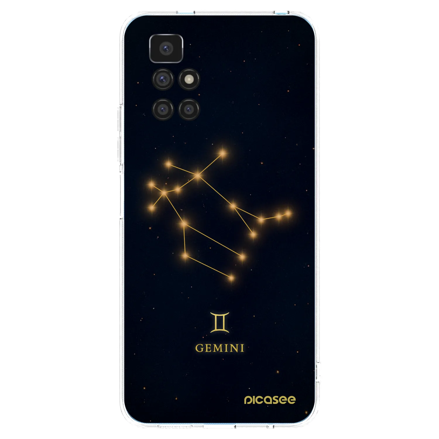 Picasee silikónový prehľadný obal pre Xiaomi Redmi 10 - GEMINI