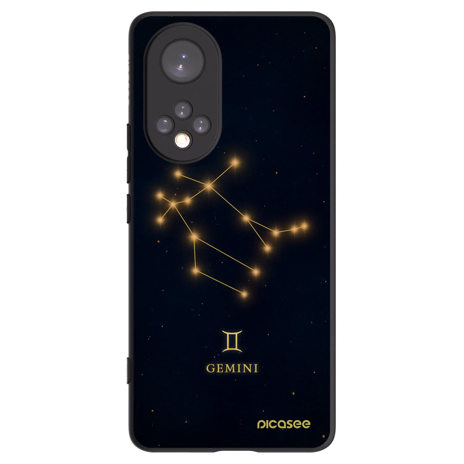 Picasee silikónový čierny obal pre Honor 50 5G - GEMINI