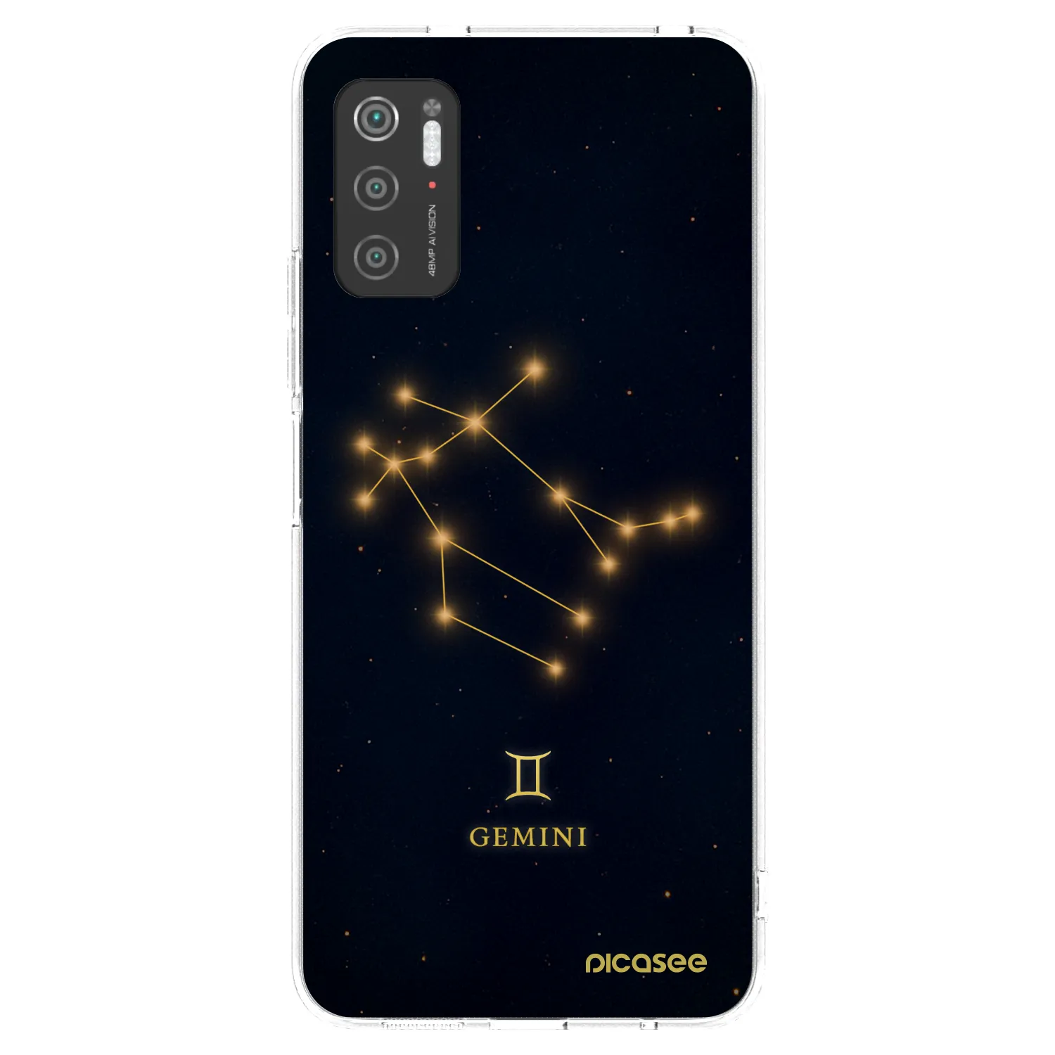 Picasee silikónový prehľadný obal pre Xiaomi Poco M3 Pro 5G - GEMINI