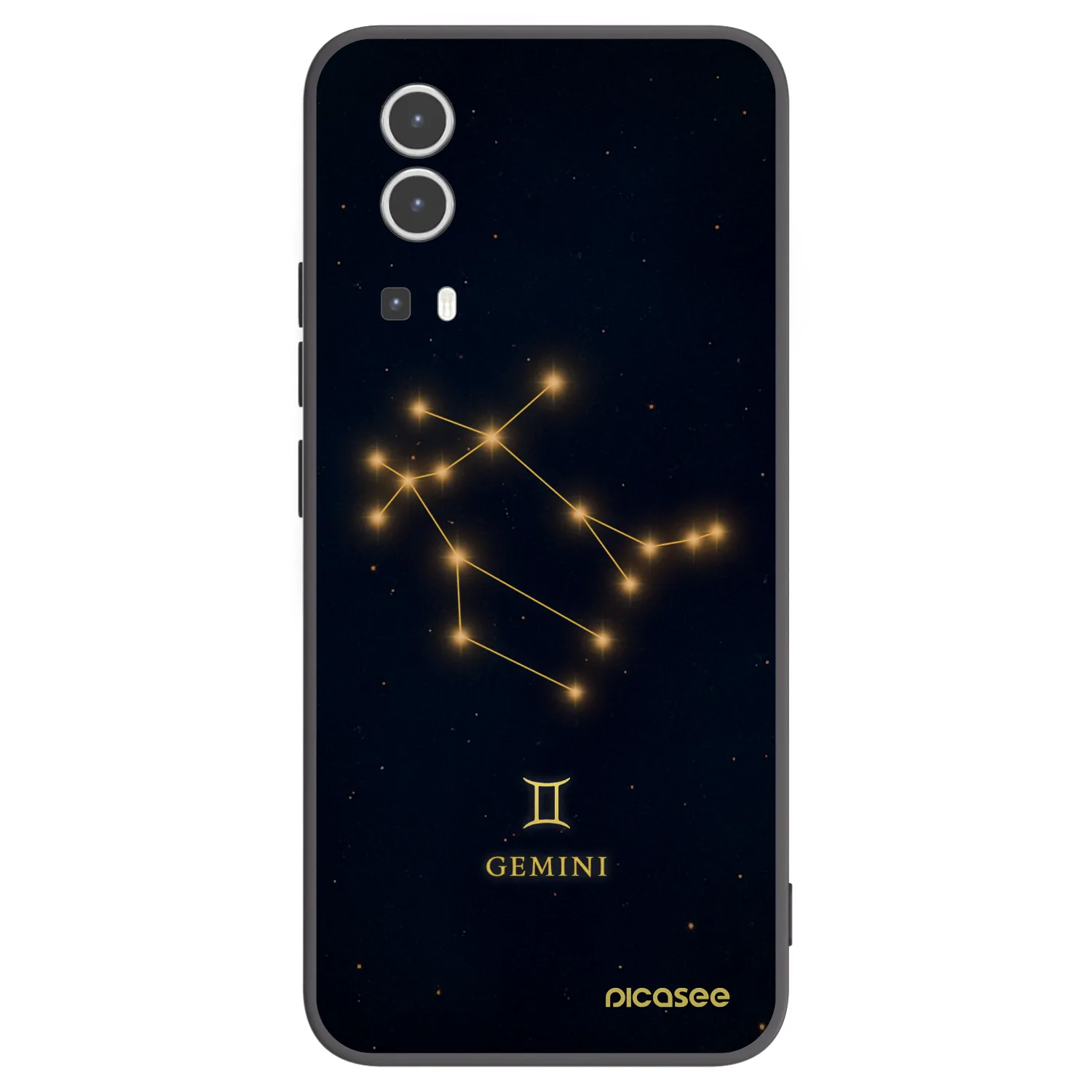 Picasee silikónový čierny obal pre Vivo Y72 5G - GEMINI