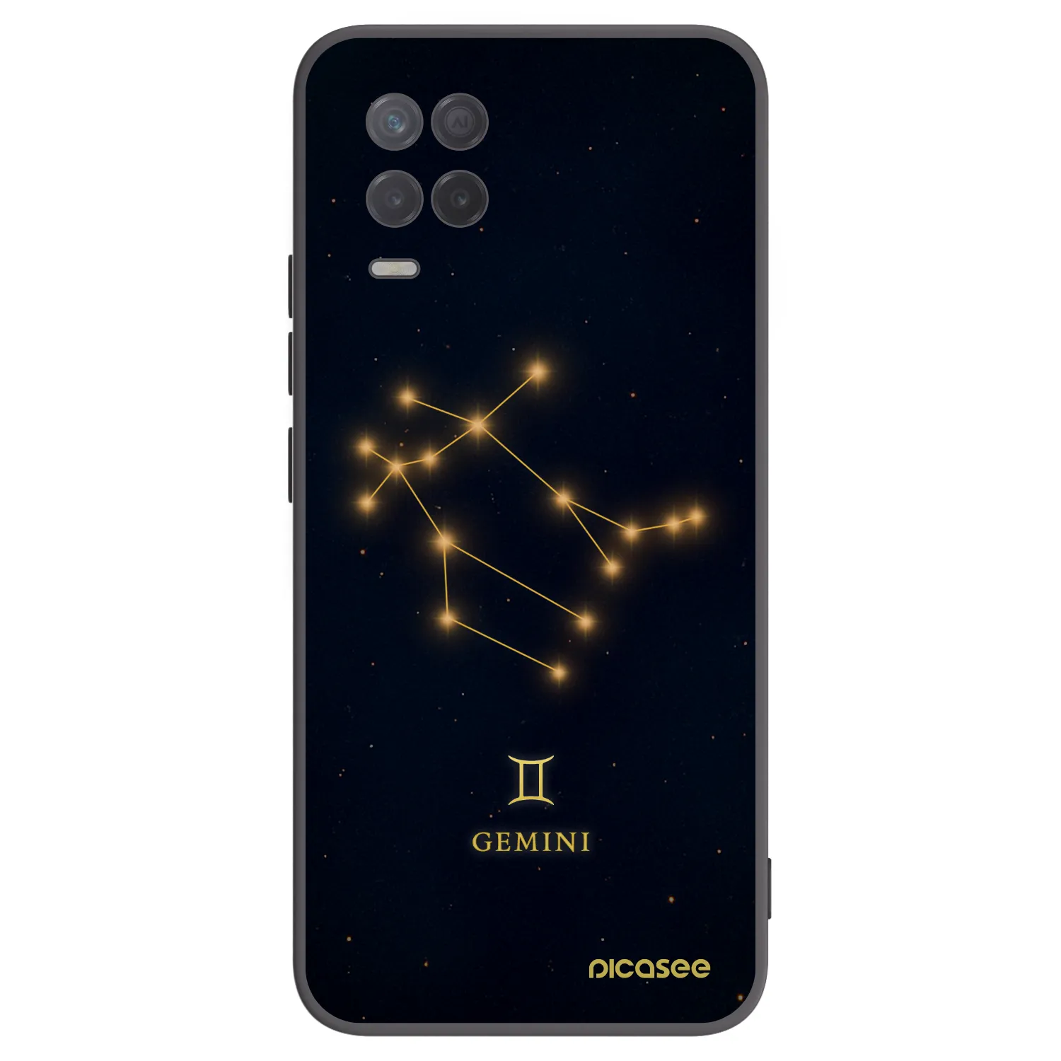 Picasee silikónový čierny obal pre Realme 8 5G - GEMINI