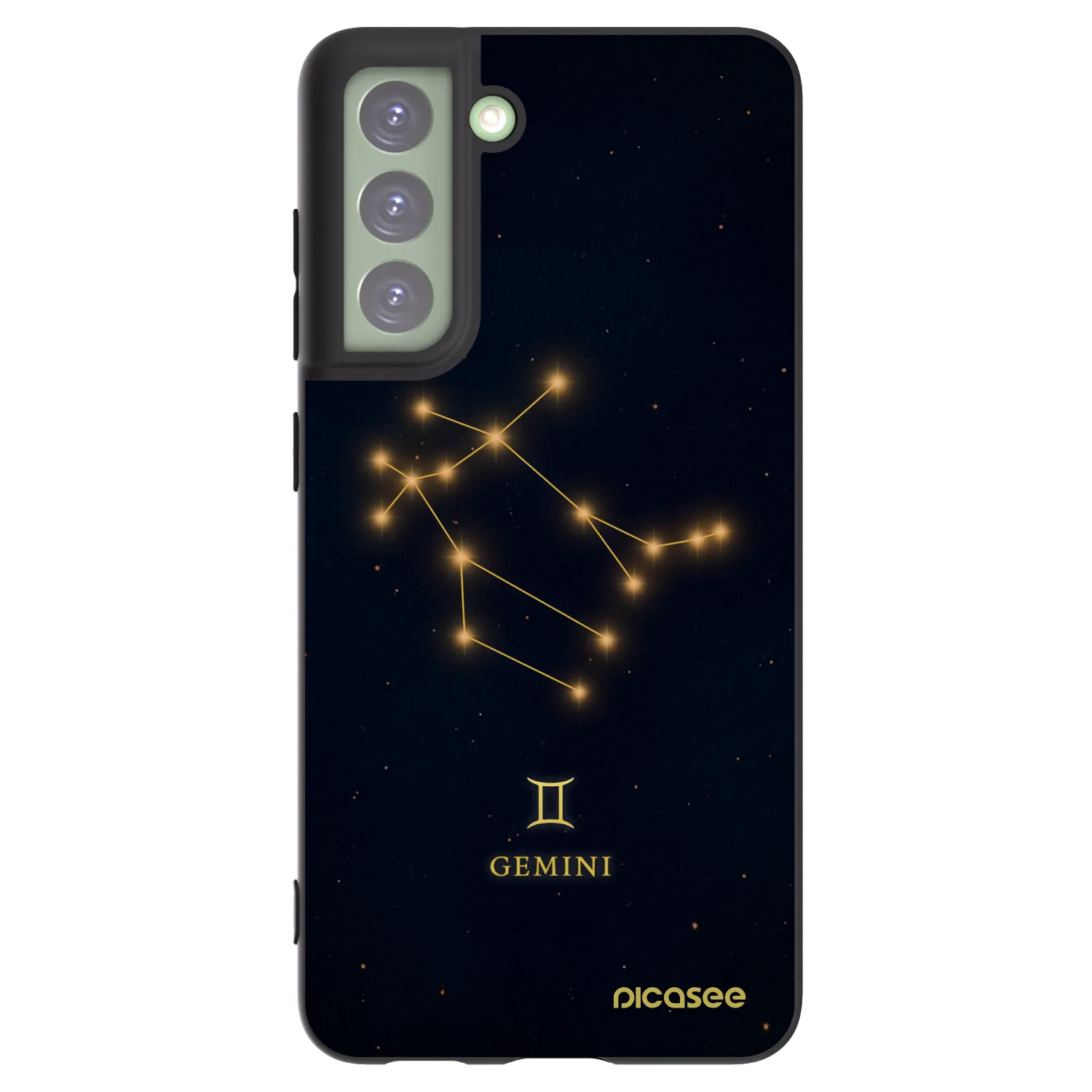 Picasee silikónový čierny obal pre Samsung Galaxy S21 FE 5G - GEMINI