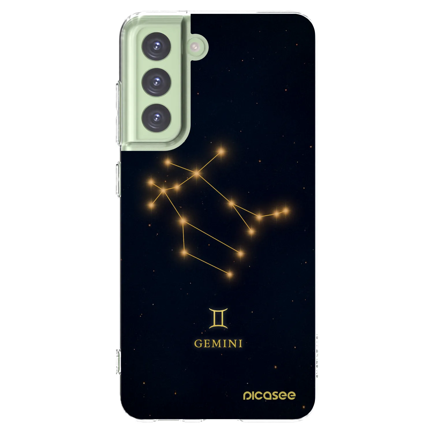 Picasee silikónový prehľadný obal pre Samsung Galaxy S21 FE 5G - GEMINI