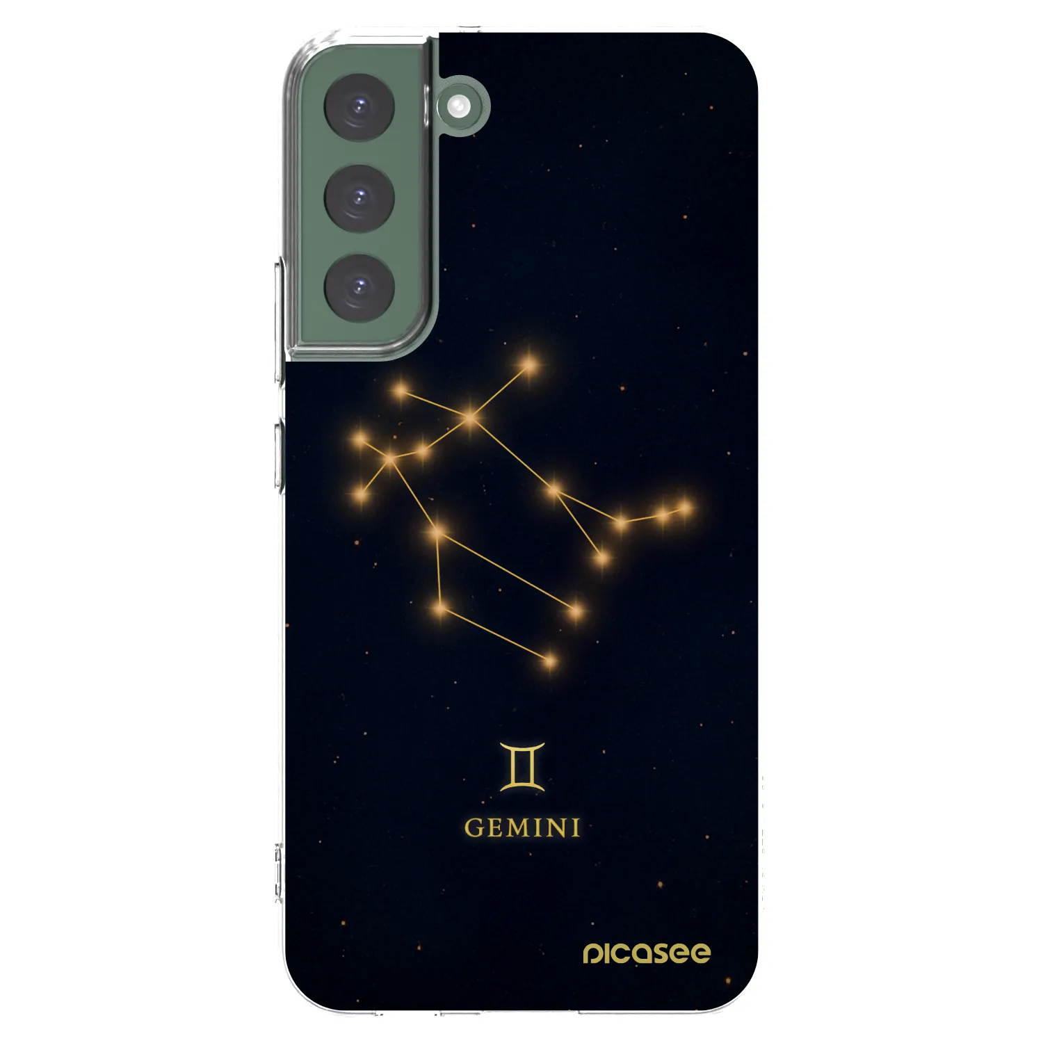 Picasee silikónový prehľadný obal pre Samsung Galaxy S22+ 5G - GEMINI