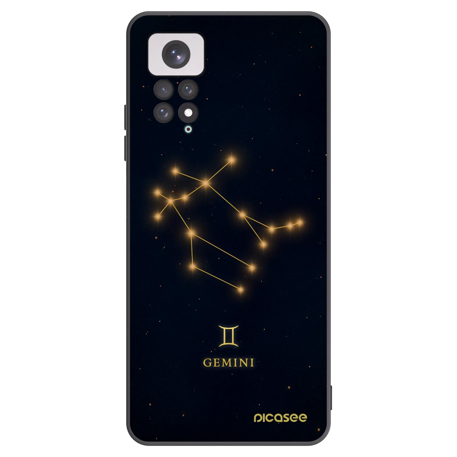 Picasee silikónový čierny obal pre Xiaomi Redmi Note 11 - GEMINI