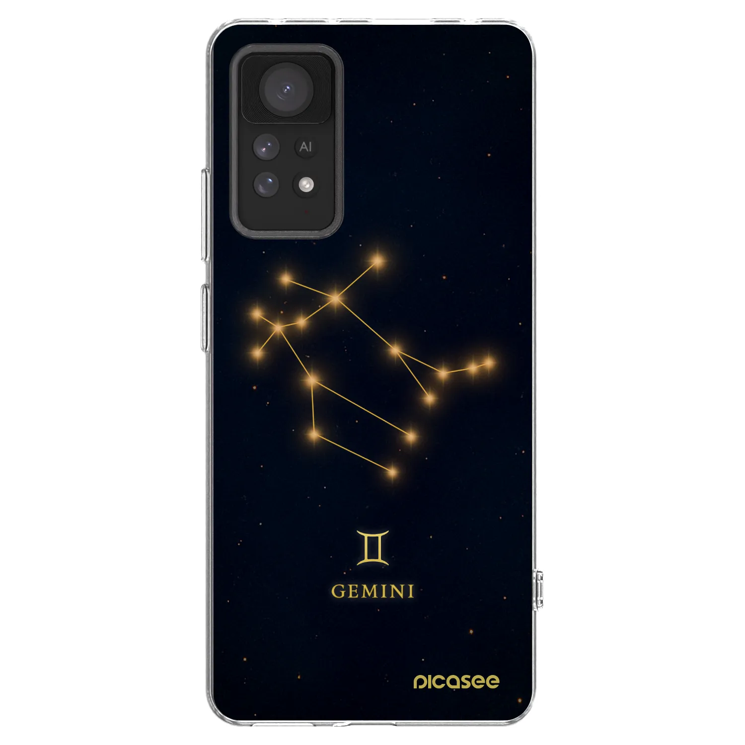Picasee silikónový prehľadný obal pre Xiaomi Redmi Note 11 Pro - GEMINI