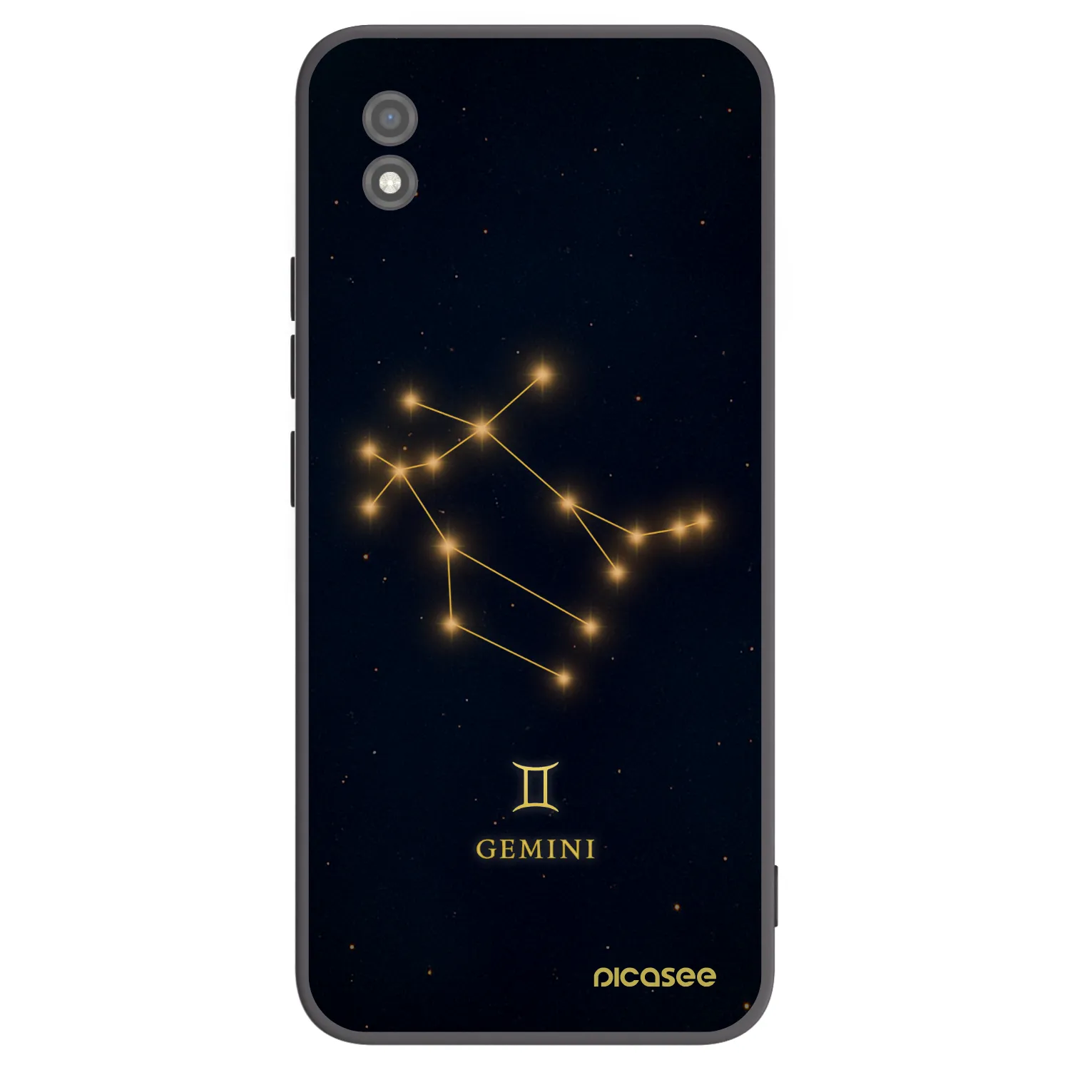 Picasee silikónový čierny obal pre Realme C11 (2021) - GEMINI