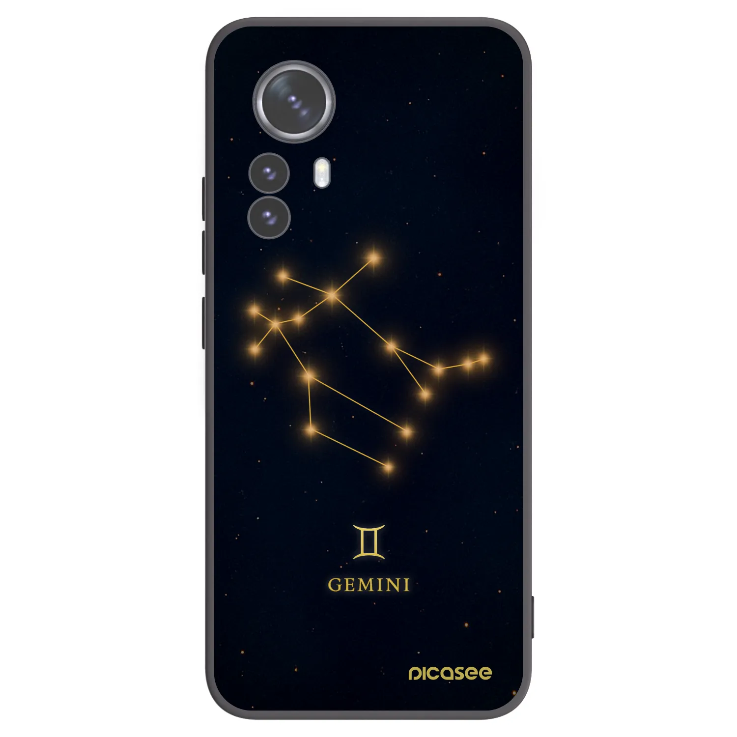 Picasee silikónový čierny obal pre Xiaomi 12 Pro - GEMINI