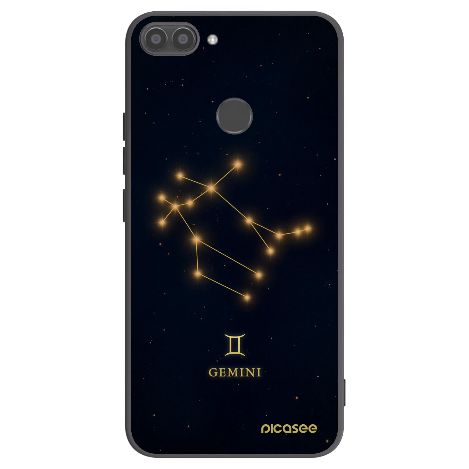 Picasee silikónový čierny obal pre Huawei P Smart - GEMINI