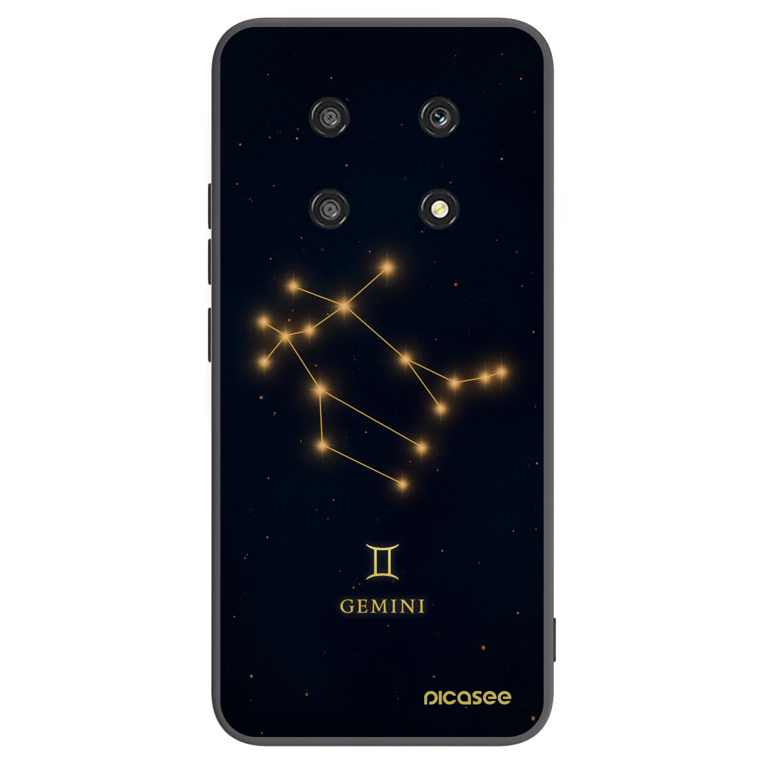 Picasee silikónový čierny obal pre Honor Magic4 Lite 5G - GEMINI