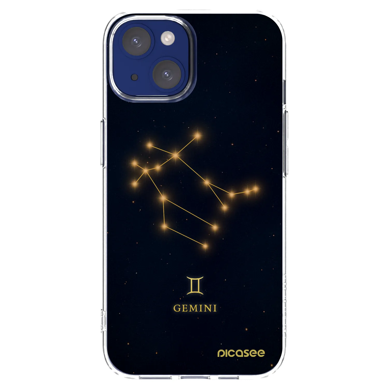 Silikónový prehľadný obal pre Apple iPhone 14 - GEMINI