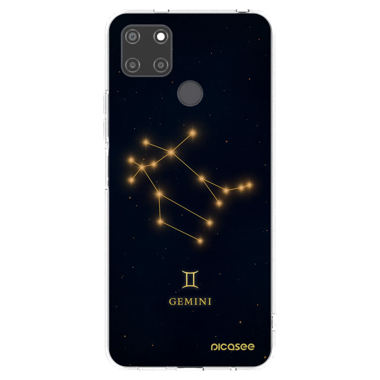 Picasee silikónový prehľadný obal pre Realme C21Y - GEMINI