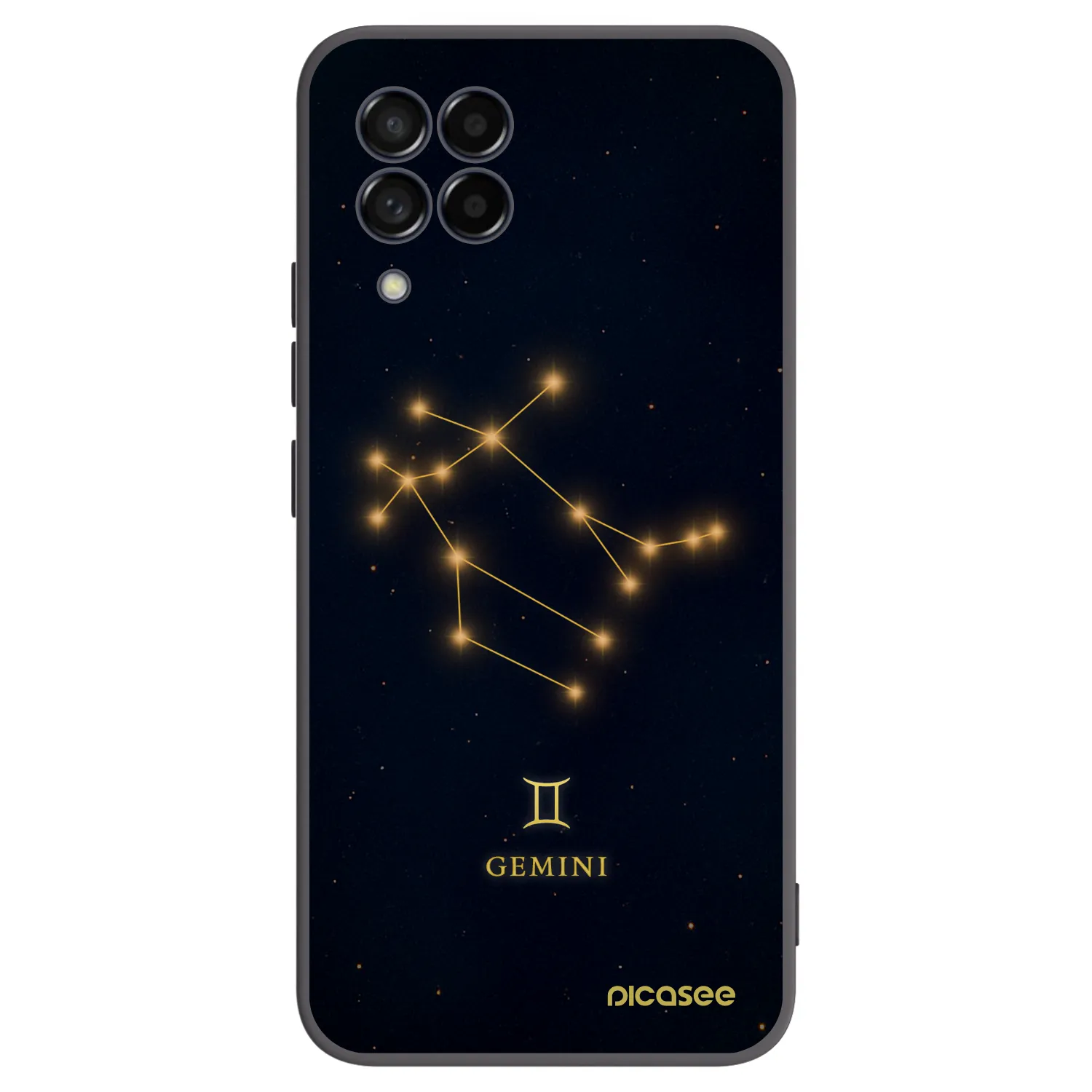 Picasee silikónový čierny obal pre Samsung Galaxy M53 5G - GEMINI