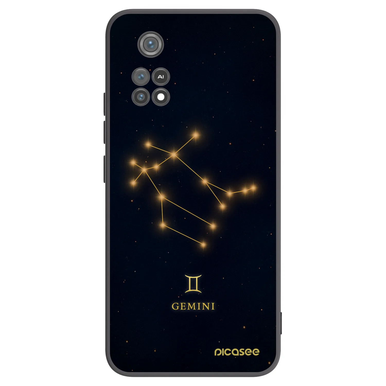Picasee silikónový čierny obal pre Xiaomi Poco M4 Pro - GEMINI