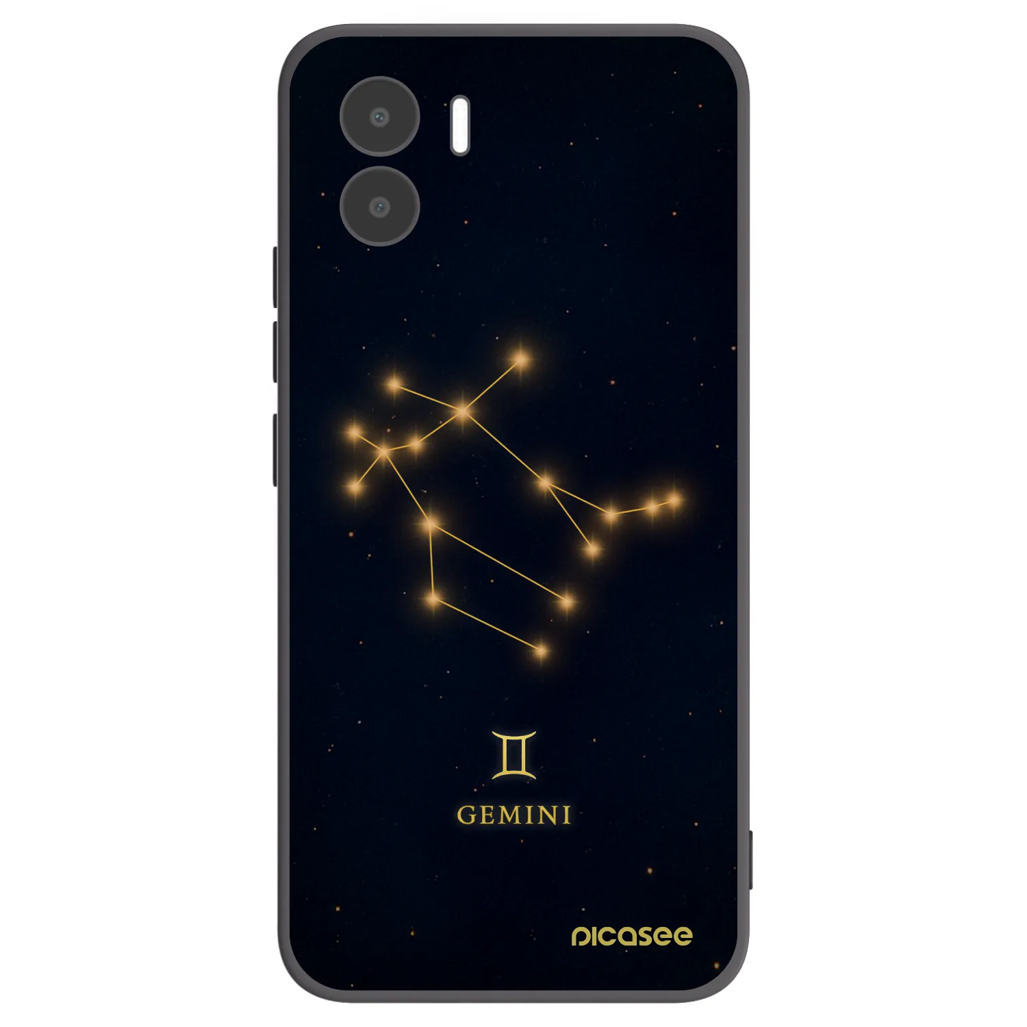 Picasee silikónový čierny obal pre Xiaomi Redmi A1 - GEMINI