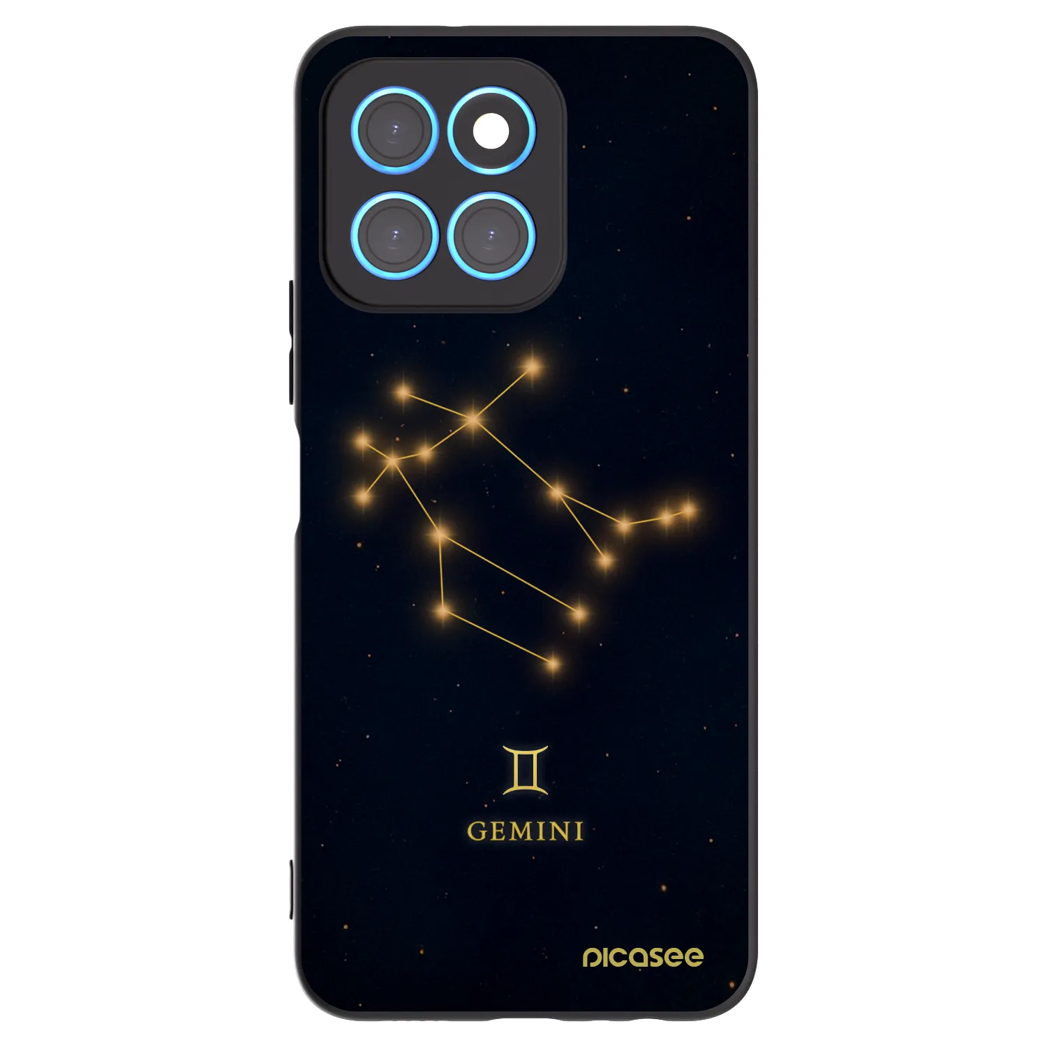 Picasee silikónový čierny obal pre Honor X8 5G - GEMINI