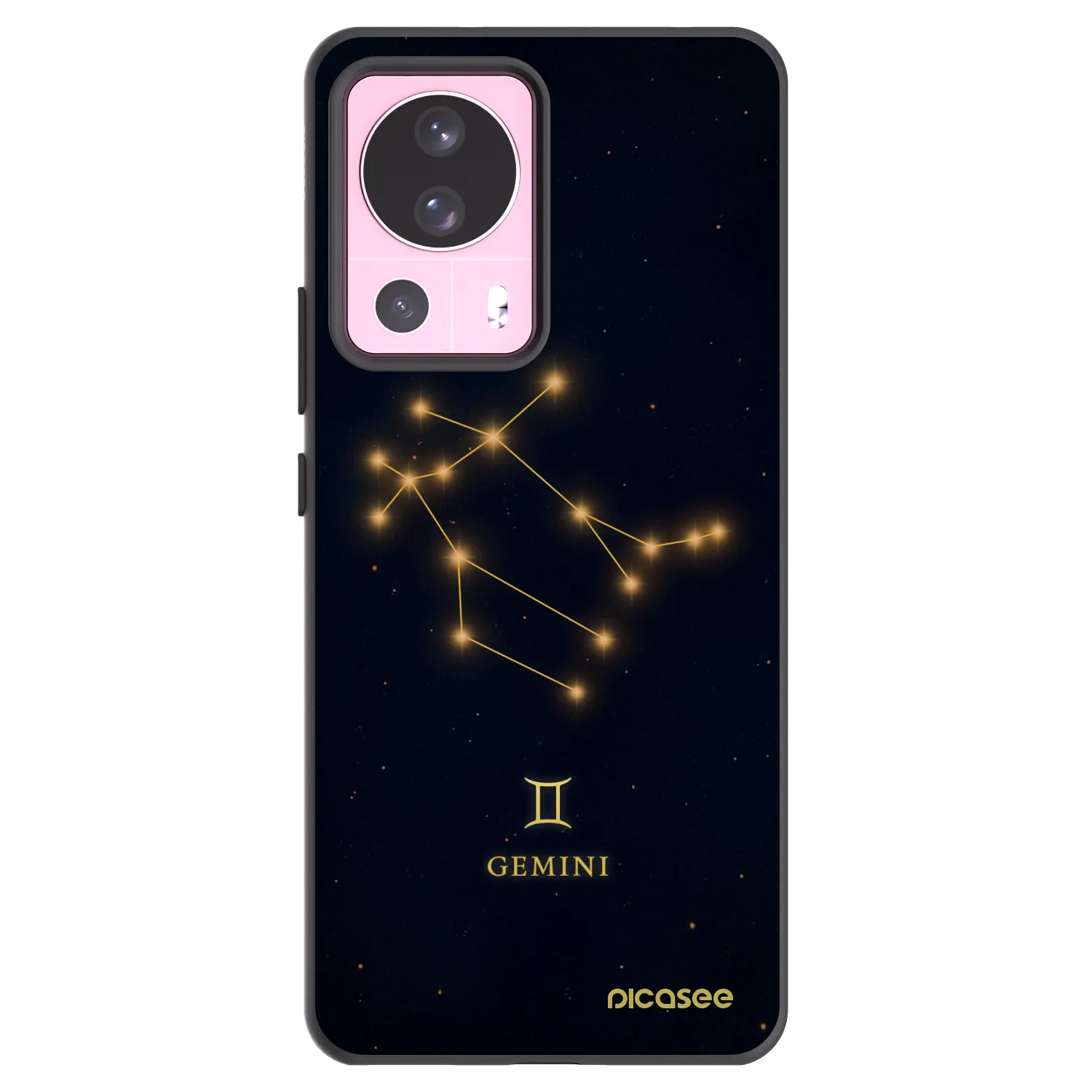 Picasee silikónový čierny obal pre Xiaomi 13 Lite - GEMINI