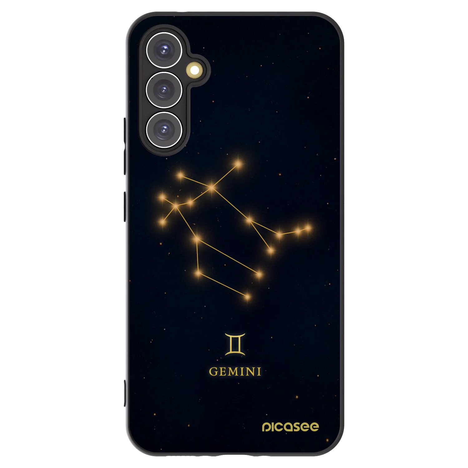 Picasee silikónový čierny obal pre Samsung Galaxy A34 5G A346B - GEMINI