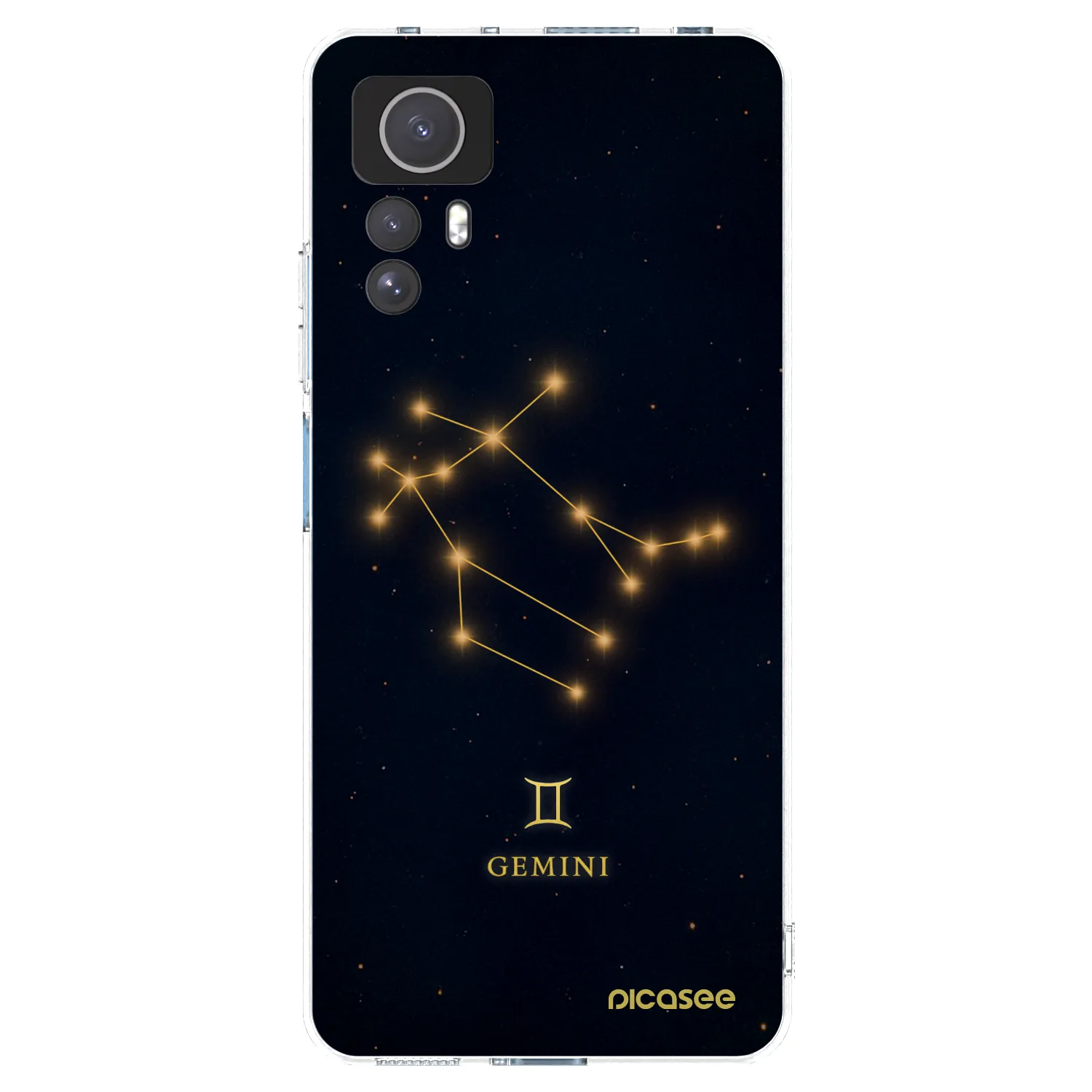 Picasee silikónový prehľadný obal pre Xiaomi Redmi Note 12S - GEMINI
